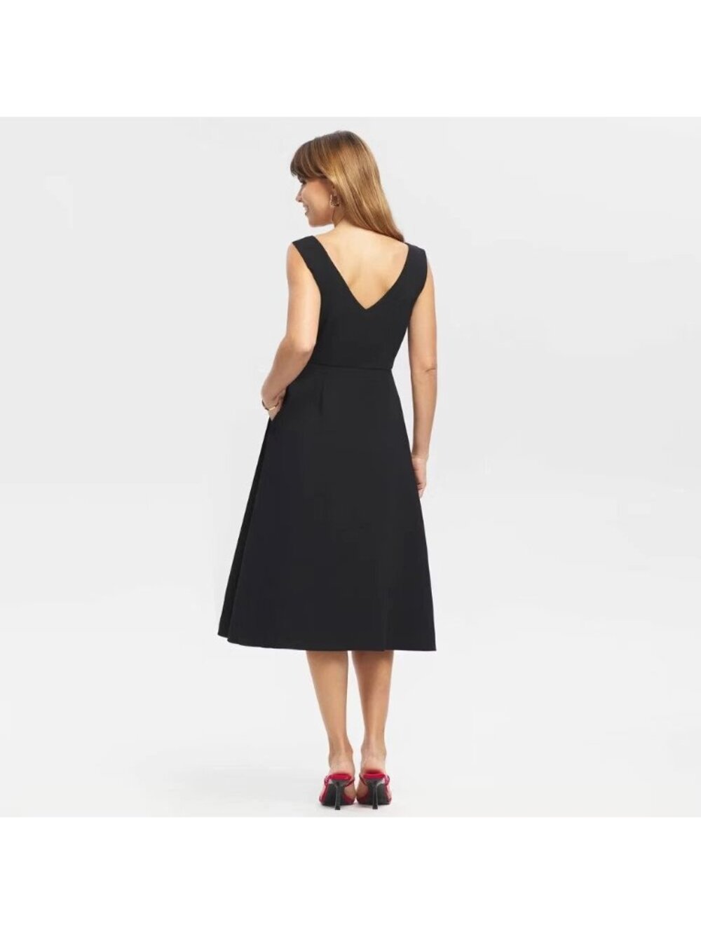 Mesh-Insert Bodycon - Picture 1 of 3